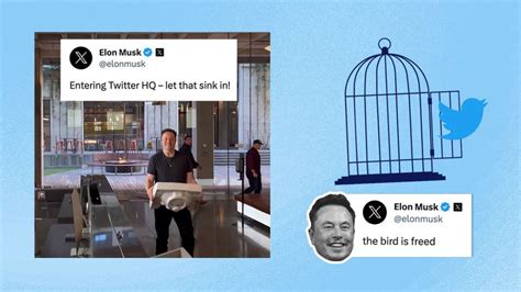 A look back at Elon Musk’s first year owning Twitter, in tweets